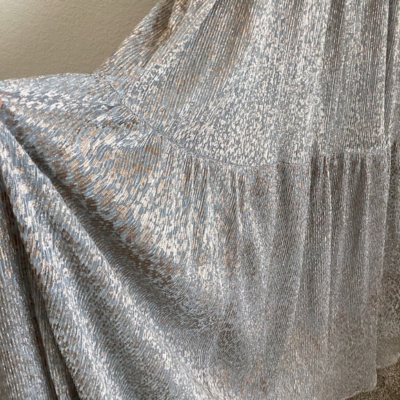 Anthropologie Short-Sleeve Mock-Neck Maxi Dress - Picture 7 of 14